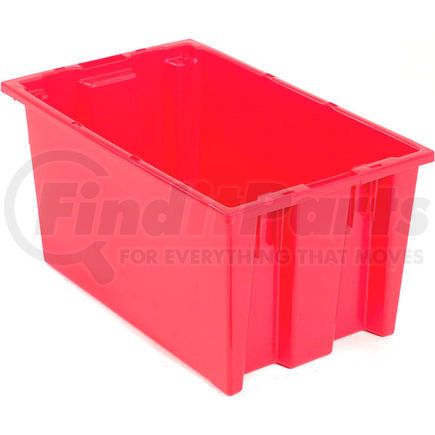 SNT185RD by QUANTUM STORAGE SYSTEMS - Global Industrial&#153; Stack and Nest Storage Container SNT185 No Lid 18 x 11 x 9, Red