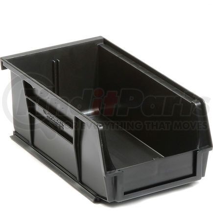 QUS220BK by QUANTUM STORAGE SYSTEMS - Global Industrial&#153; Plastic Stack & Hang Bin, 4-1/8"W x 7-3/8"D x 3"H, Black