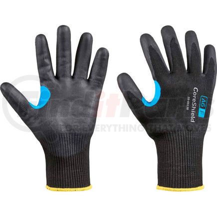 26-0513B/8M by NORTH SAFETY - CoreShield&#174; 26-0513B/8M Cut Resistant Gloves, Nitrile Micro-Foam Coating, A6/F, Size 8