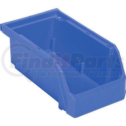 HSN220BLUE by AKRO MILS - Akro-Mils&#174; Plastic Hang Stack & Nest Bin, 4-1/8"W x 7-3/8"D x 3"H, Blue