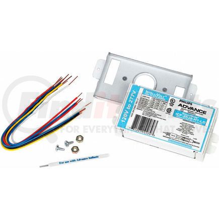 ICF2S26H1LDK by PHILLIPS INDUSTRIES - Philips Advance ICF2S26H1LDK Electronic CFL Ballast, 120-277V, 1 or 2-  26W, 1- 32W TBX, 1- 42W TBX