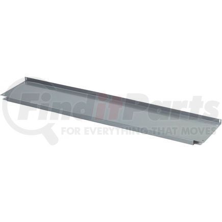S-60 by GLOBAL INDUSTRIAL - Global Industrial&#153; Lower Shelf Steel With 2" Back Stop for Workbench - 60"W x 14"D - Gray