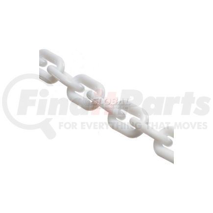 954112/ by GLOBAL INDUSTRIAL - Global Industrial&#153; Plastic Chain Barrier, 1-1/2"x50'L, White