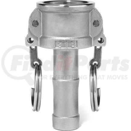 BULK-CGF-25 by USA SEALING - 1" 316 Stainless Steel Type C Coupler with Hose Shank