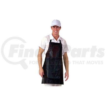 604VBA-E by SAN JAMAR - San Jamar 604VBA-E, Economy Bib Apron, Vinyl, Brown, 25" x 28"