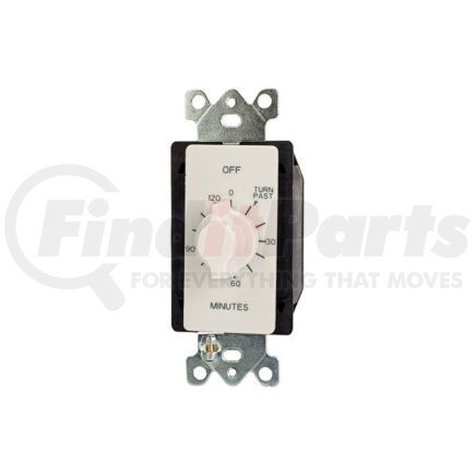 A502HW by NSI TORK - NSI TORK&reg; A502HW 2 Hour Spring Wound Twist Timer, 125-277V, SPDT, White