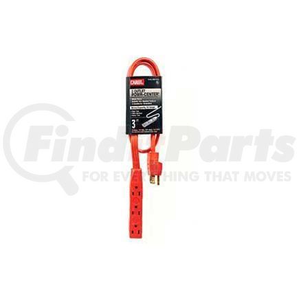 00655.63.04 by GENERAL CABLE - Carol 00655.63.04 3' Spt-3 Household Powr-Center /#174;, 14awg 15a/125v - Orange