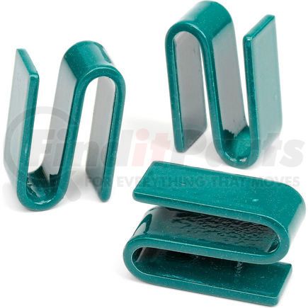 ASG by PRECISION SOURCING - Nexel&#174; ASG Poly-Green&#174; S-Hooks (Pkg of 12)