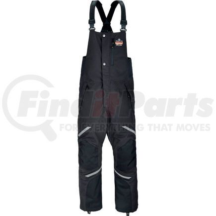 41215 by ERGODYNE - Ergodyne&#174; N-Ferno&#174; 6471 Thermal Overalls, Black, XL, 41215