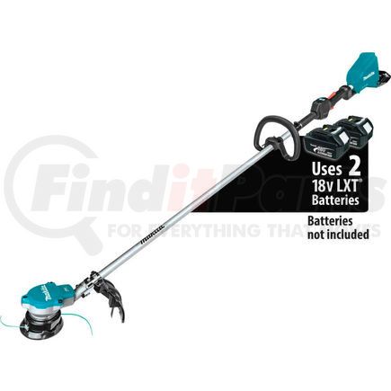 XRU15Z by MAKITA - Makita XRU15Z 36V (18V LXT&#174 X2) 15" Cordless Straight Shaft String Trimmer (Bare Tool Only)