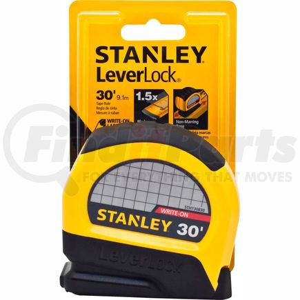 STHT30830 by STANLEY - Stanley&#174;  Leverlock&#174; STHT30830 Tape Rule 1" X 30' Tape Measure