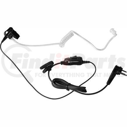 HKLN4601 by MOTOROLA - Motorola HKLN4601 1-Wire Surveillance Earpiece with In-line Clip PTT Mic