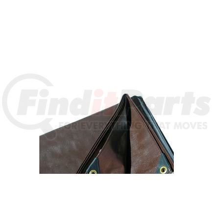 BR30x30 by HARPSTER OF PHILIPSBURG INC. - 30' x 30' Super Heavy Duty 8 oz. Tarp Brown - BR30x30