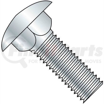 489084 by BRIGHTON-BEST - Carriage Bolt - 3/8-16 x 5" - Round Head - Steel - Zinc CR+3 - Grade A - FT - A307 - Pkg of 25