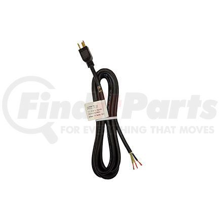 04932.70.01 by GENERAL CABLE - Carol 04932.70.01 12' Sj Power Supply Replacement Cord, 16awg 13a/125v - Black