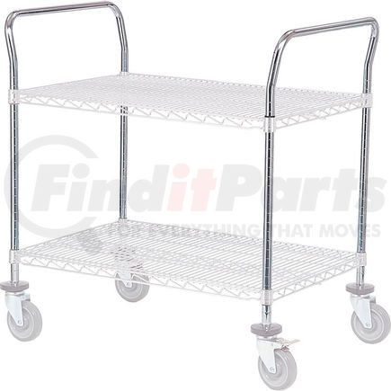 188CP18 by PRECISION SOURCING - Nexel&#174; AH18C Chrome Utility Cart Handle 18" (Priced Each, In A Package Of 2)