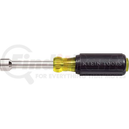 630-7/16 by KLEIN TOOLS - Klein Tools&#174; 630-7/16 7/16" 3" Hollow Shaft Nut Driver W/ Cushion Grip