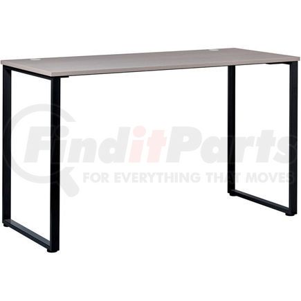 695593 by HIRSH INDUSTRIES INC - Interion&#174; Open Plan Standing Height Desk - 60"W x 24"D x 40"H - Gray Top with Black Legs