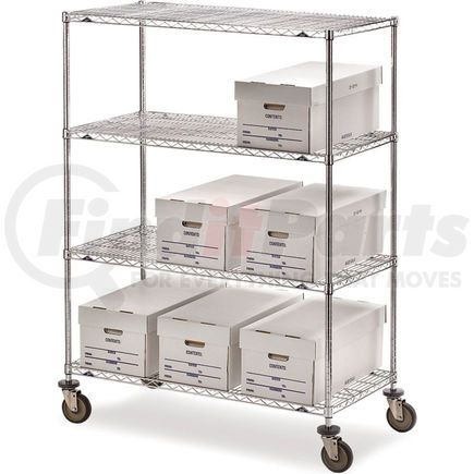 5444700 by METRO - Metro Super Erecta Shelf Trucks with Wire Shelves - 60" Wx24" D Shelf - 68" H