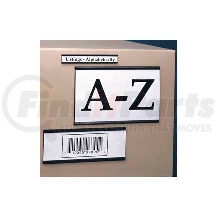 MC503 by AIGNER INDEX INC - Magnetic "C" Channel Label Holder, 1/2" x 3" (25 pcs/pkg)