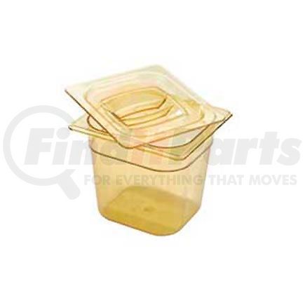 FG206P00 AMBR by RUBBERMAID - Rubbermaid Commercial FG206P00 - Hot Food Container, 1/6 Size, 2-1/2 Quarts, Amber