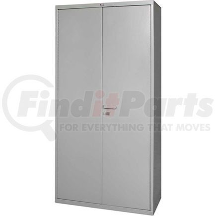 GM6SC6872-4HG by HALLOWELL - Global Industrial&#153; All-Welded Heavy Duty Storage Cabinet, 16 Gauge, 36"Wx18"Dx72"H, Gray