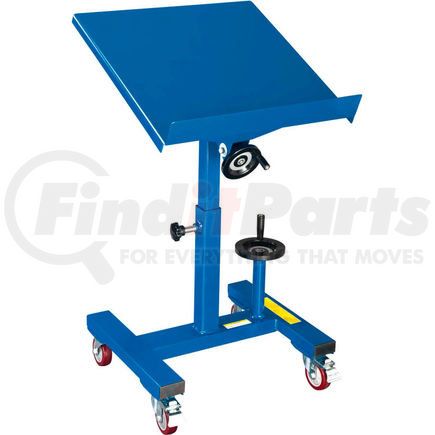 TWS300 by GLOBAL INDUSTRIAL - Global Industrial&#8482; Tilting Work Table 300 Lb. Cap. 24 x 24 with Mechanical Crank