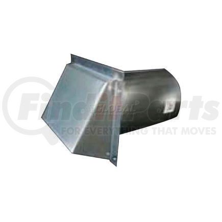 SM-RWVD 5 by APPLIED APPLICATIONS INT'L, LLC - Speedi-Products Galvanized Wall Caps With Spring Damper SM-RWVD 5 5"