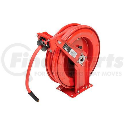 6801 by FLORIDA PNEUMATIC MFG - Florida Pneumatic 6801 3/8"x50' 300 PSI Spring Retractable Low Pressure Steel Hose Reel