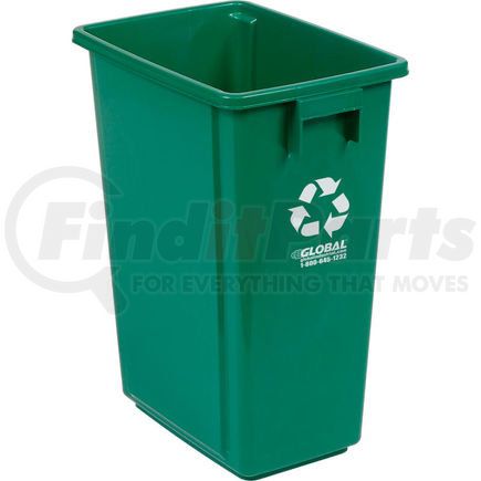 GX-001AB-2 by GLOBAL INDUSTRIAL - Global Industrial&#153; Recycling Can, 15 Gallon, Green