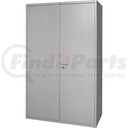 GM6SC0484-4HG by HALLOWELL - Global Industrial&#153; All-Welded Heavy Duty Storage Cabinet, 16 Gauge, 60"Wx24"Dx84"H, Gray