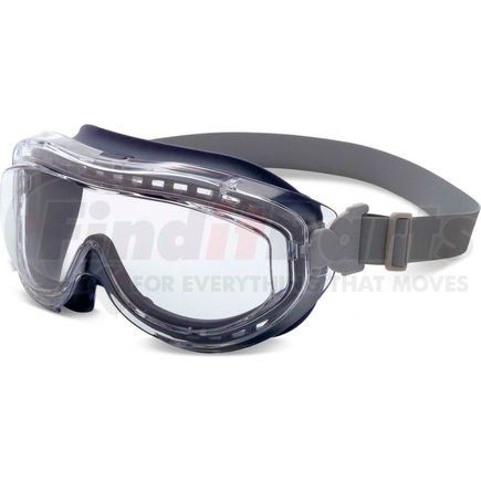 S3400HS by NORTH SAFETY - Uvex&#174; Flexseal Hydroshield OTG, Navy Frame, Clear Lens, Scratch-Resistant, Anti-Fog