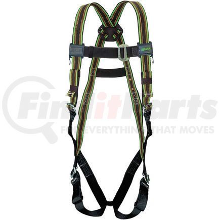 E650-58/UGN by NORTH SAFETY - Miller DuraFlex&#174; Stretchable Harness, Tongue Sub-Strap Buckle, Universal, E650-58/UGN