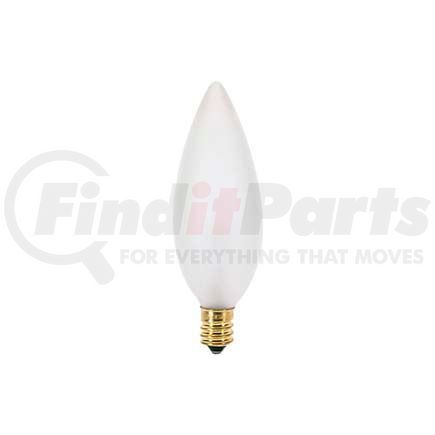 S3385 by SATCO - Satco S3385 40b10/F/220vv 40w Incandescent W/ Candelabra Base Bulb