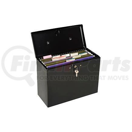 7148D by MASTER LOCK - Master Lock&#174; No. 7148D Steel Security File Box 13-1/2"L x 6"W x 10-1/2"H, Black