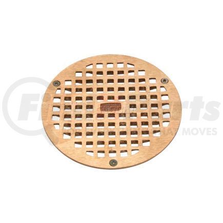 PB400-5B-STR-W/SCR by ZURN - Zurn 5" Dia. Round Floor Drain W/Screws, Brass