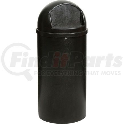 FG817088BLA by RUBBERMAID - 25 Gallon Rubbermaid Marshal Waste Receptacles - Black