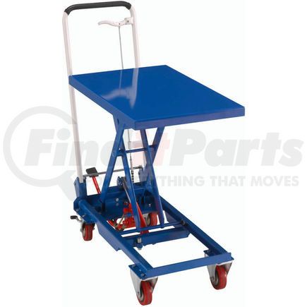 BS15 by GLOBAL INDUSTRIAL - Global Industrial&#153; Mobile Scissor Lift Table, 27"L x 17"W Platform, 330 Lb. Cap.