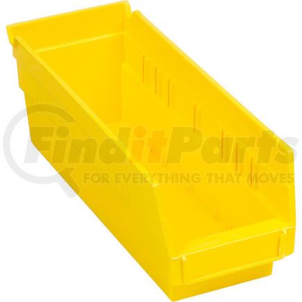 QSB101YL by QUANTUM STORAGE SYSTEMS - Global Industrial&#153; Plastic Nesting Storage Shelf Bin 4-1/8"W x 11-5/8"D x 4"H Yellow