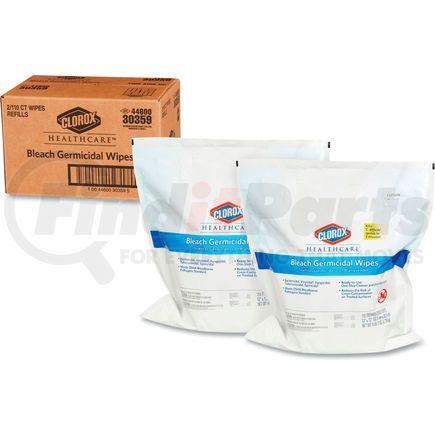 COX30359CT by UNITED STATIONERS - Clorox&#174; Healthcare&#174; Bleach Germicidal Wipe Bucket Refills, 2 Refills/Case - 30359