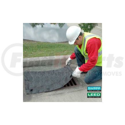 9170 by ULTRATECH INTERNATIONAL - UltraTech 9170 Ultra-Inlet Guard&#174;, Oil & Sediment, 24' x 24"