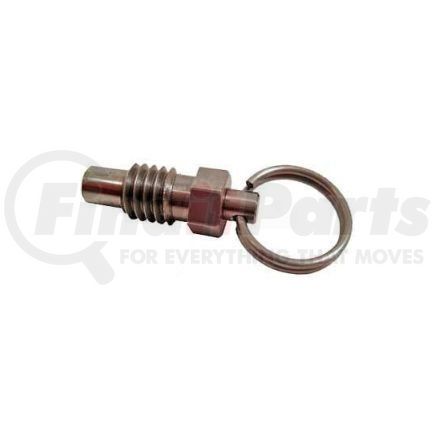 717.10-0.250-3/8X16-A-NI by JW WINCO - Pull Ring Retractable Plunger SS Body SS Nose 0.75x3lbs Pressure 3/8-16 Thread