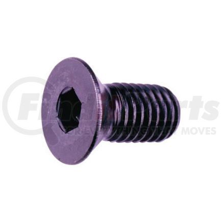 61004 by HOLO-KROME - 10-32 x 1/2" Flat Socket Cap Screw - Steel - Black Oxide - UNF - Pkg of 100 - USA - Holo-Krome 61004