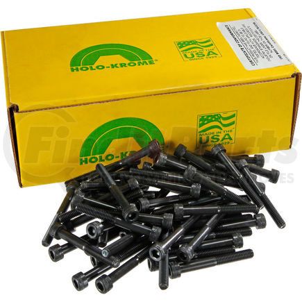 76136 by HOLO-KROME - M5 x 0.8 x 35mm Socket Cap Screw - Steel - Black Oxide - UNC - Pkg of 100 - USA - Holo-Krome 76136