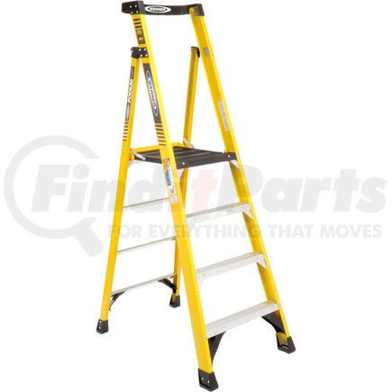 PD7304 by WERNER - Werner 4' Type 1AA Fiberglass Podium Ladder - PD7304