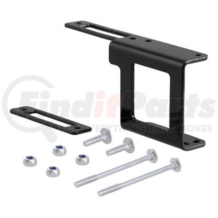 58002 by CURT MANUFACTURING, LLC. - EASY MOUNT ELECTRICAL BRACKET FOR 1 1/4" TRAILER HITCH; 4 OR 5 WAY ONLY