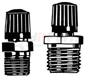 684-4 by MILTON INDUSTRIES - 1/4" NPT Male Air Tank Valve