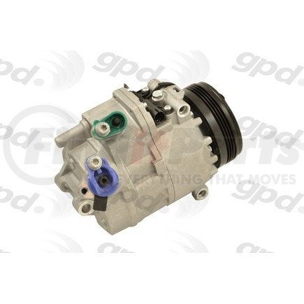 6512344 by GLOBAL PARTS DISTRIBUTORS - A/C Compressor-New Global 6512344 fits 02-06 BMW X5 3.0L-L6