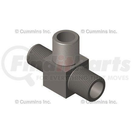 3020810 by CUMMINS - Non-Returnable, TEE,MALE ADAPTER