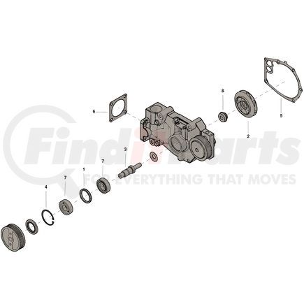 3801714 by CUMMINS - Kit, wp Repair (major)